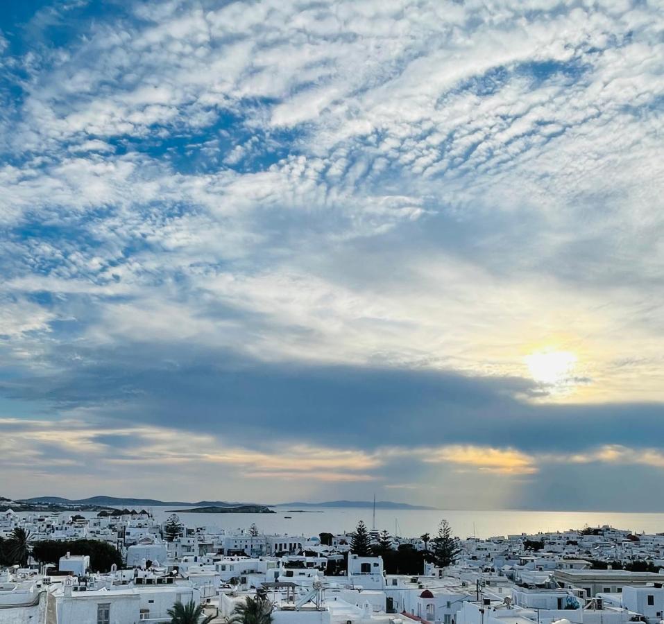 Mykonian Starling - Town N' Sunset View Apartment Mykonos Town Екстер'єр фото