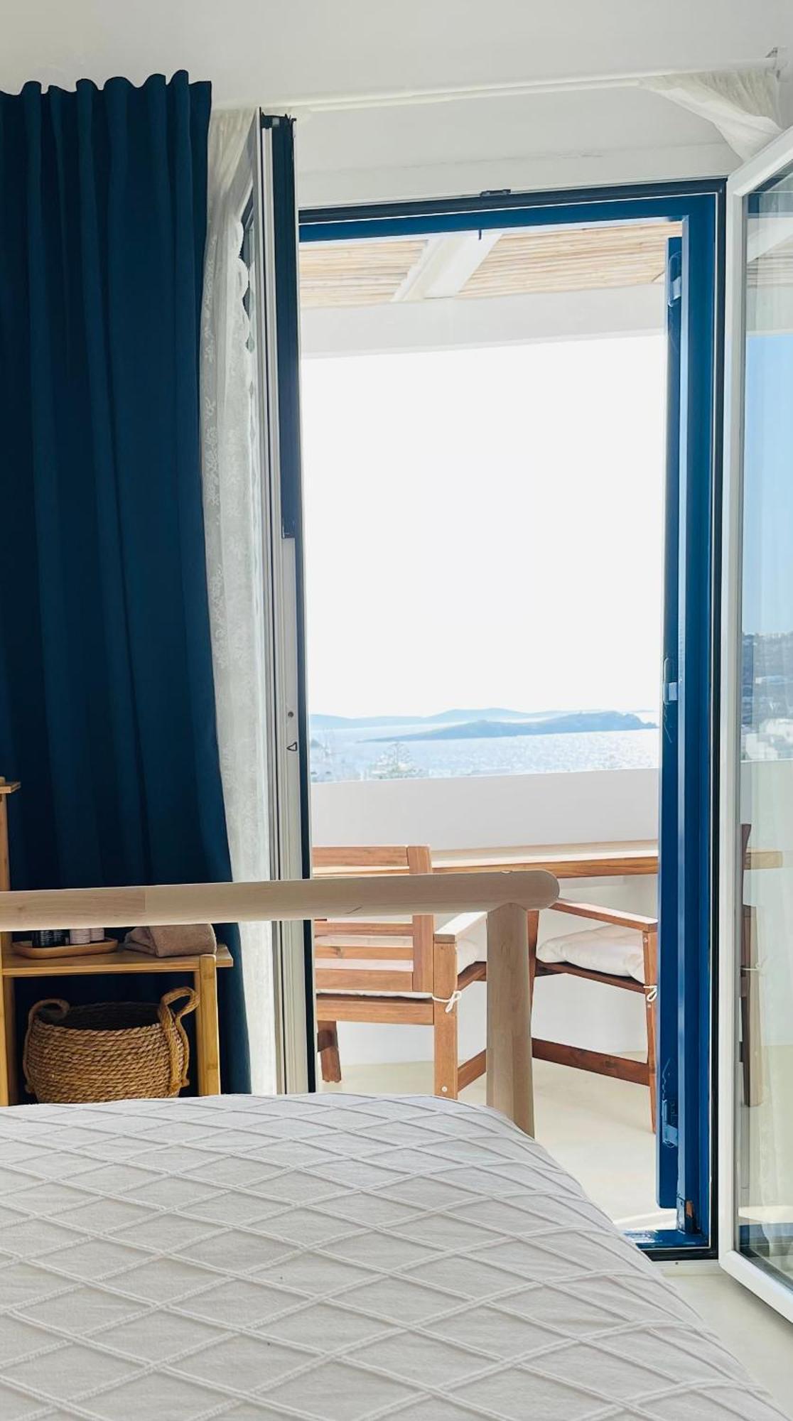 Mykonian Starling - Town N' Sunset View Apartment Mykonos Town Екстер'єр фото