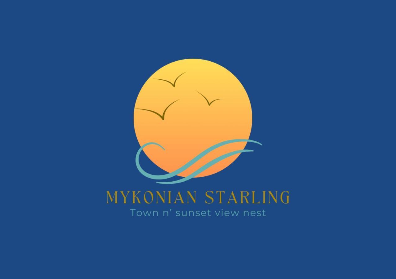 Mykonian Starling - Town N' Sunset View Apartment Mykonos Town Екстер'єр фото